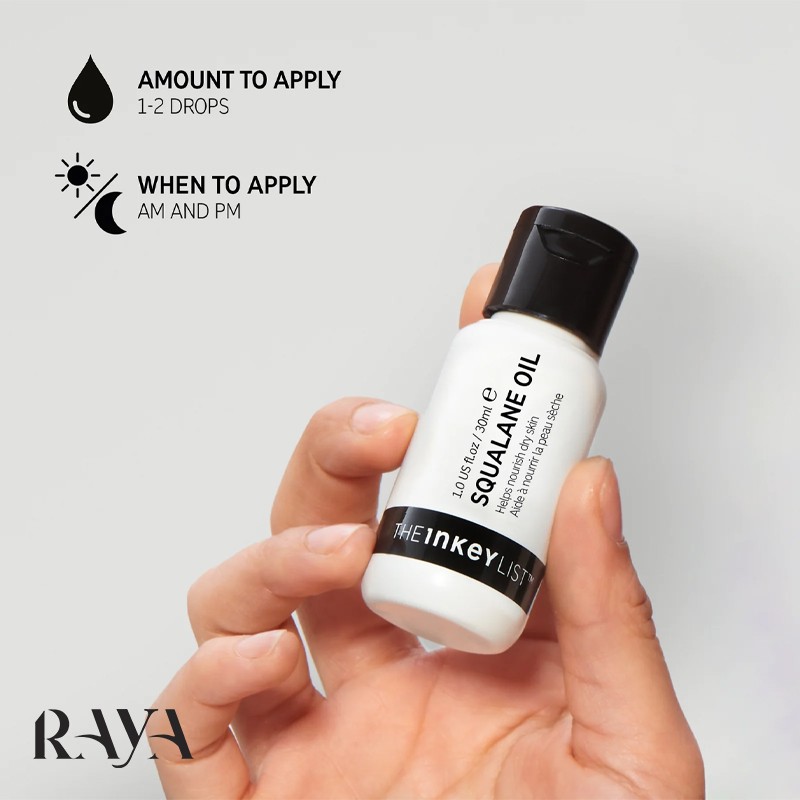 روغن آبرسان و مرطوب کننده پوست صورت اسکوالان اینکی لیست The Inkey List Squalane Oil